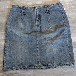 No Boundaries Denim Skirt